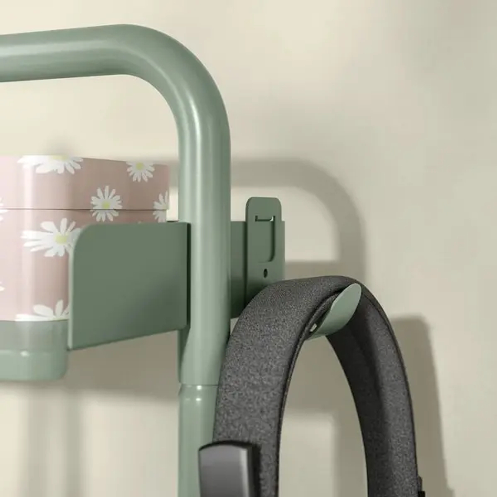 Письменный стол - IKEA RELATERA/РЕЛАТЕРА ИКЕА, белый/зеленый