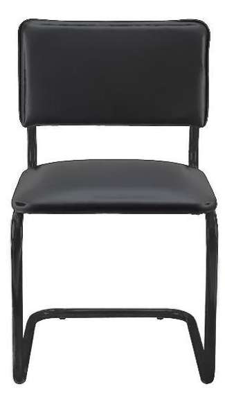 Стул Сильвия 01S Черный/Металл Черный