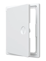 Люк ревизионный ЛТП накладной ручка-задвижка 150х200 пластик EVECS