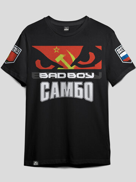 Футболка Bad Boy World Sambo черная