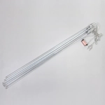 Гирлянда для улицы «Тающая сосулька» 3,0 м*80 см 575 лампы LED, IP-54, Теплый белый (8 трубок)