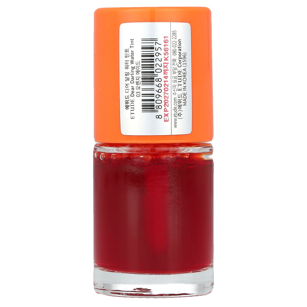 ETUDE, Dear Darling, Water Lip Tint, Orange Ade, 9,5 г