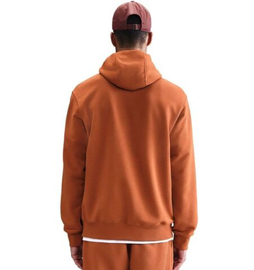 Мужская теннисная кофта Nike Court Heritage French Terry Pullover - dark russet/cinnamon