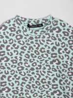 Футболка для девочки леопард