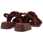 CAMPER Dana Polyester One Strap Sandals Women"s Burgundy