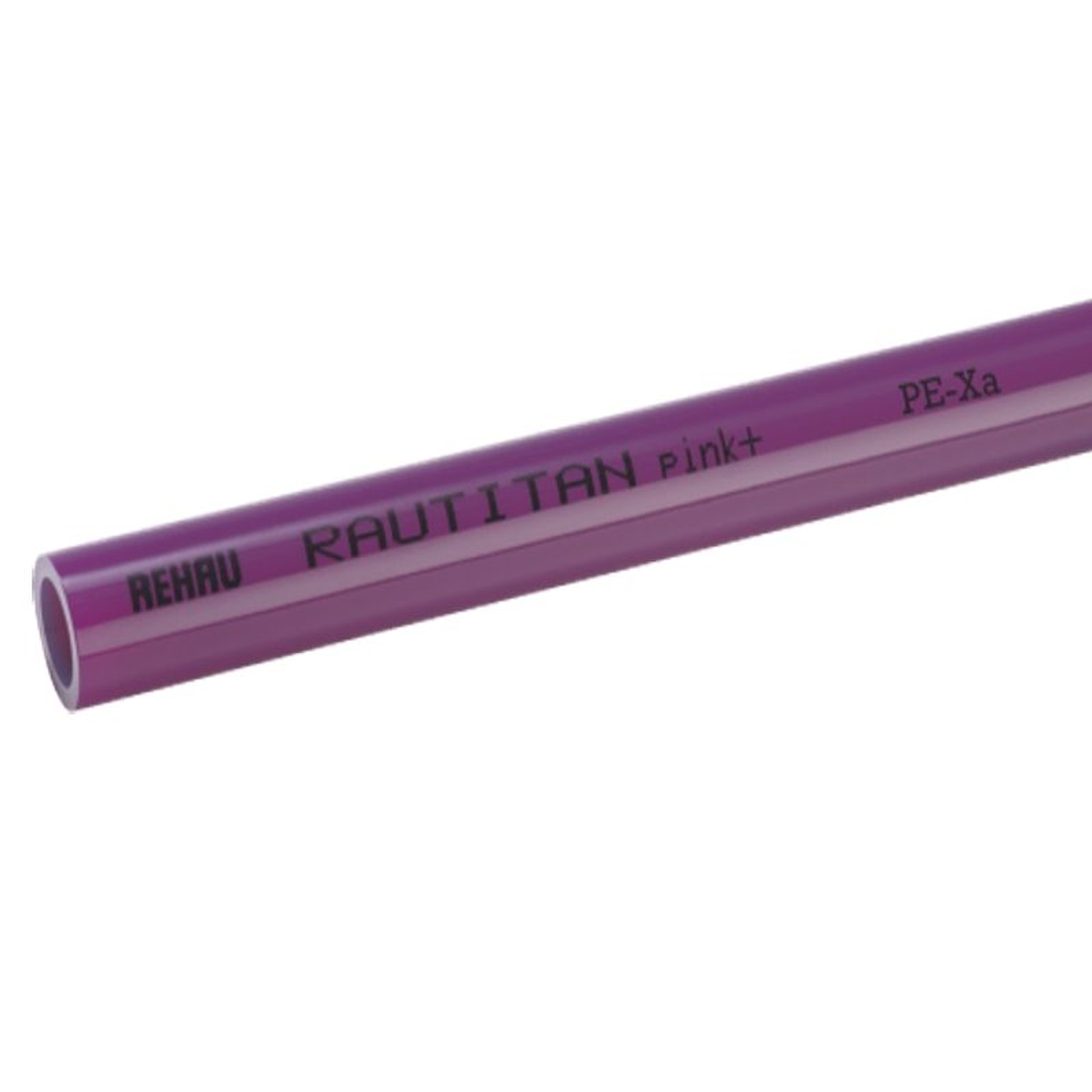 Труба универсальная RAUTITAN pink+ 20х2.8 мм, бухта 120 м
