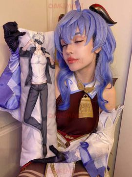 Мини дакимакура Сатору Годжу из Магическая битва арт. M0862, 60х20 см