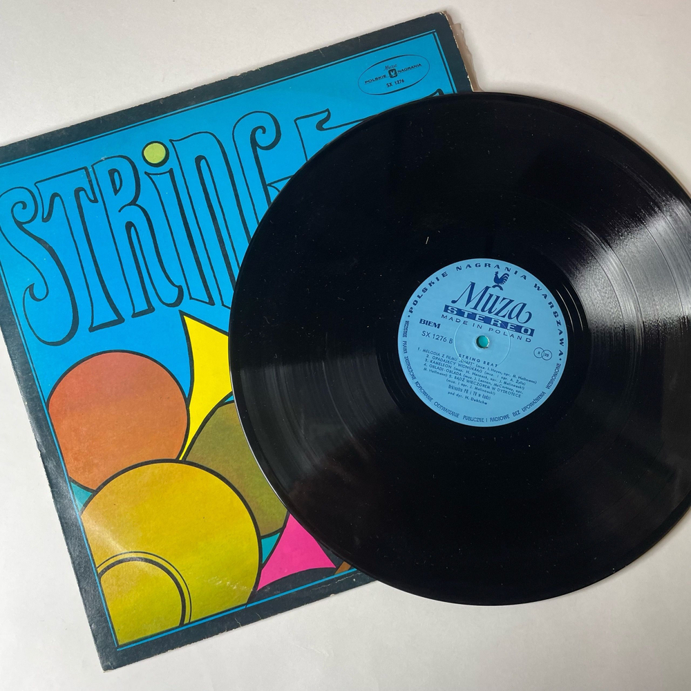 Винтажная виниловая пластинка LP Orkiestra PR I TV W Lodzi Dyryguje Henryk Debich String Beat (Польша 1975)