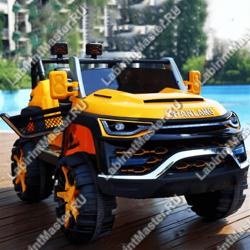 Детский электромобиль "Jeep Safari оранжевый"