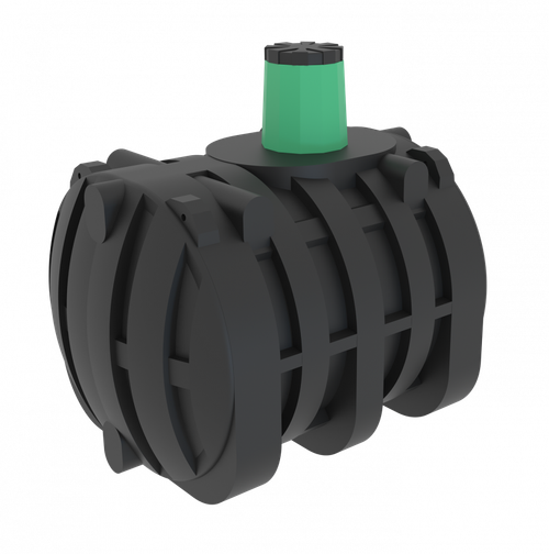 Подземная емкость Мультпласт 6.5 6500 л. горизонтальный (2450x1970x2605см;216кг;черный) - арт.555474