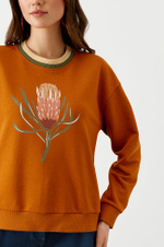 22714 Джемпер женский (кленовый лист)