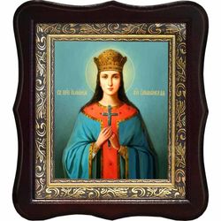 Иулиания (Ульяна) Ольшанская, Печерская праведная. Икона на холсте.