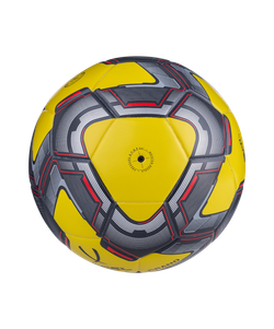 Мяч футбольный Grand №5, желтый/серый/красный