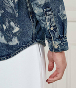 Джинсовая рубашка Karl Lagerfeld Jeans - голубой(A1M16013)