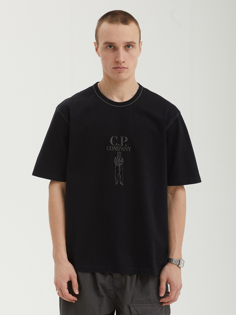 Мужская Футболка Mercerized Jersey 30/2 Twisted Logo