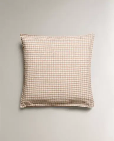 ZARA HOME ДЕТСКАЯ НАВОЛОЧКА В КЛЕТКУ, РОЗОВЫЙ