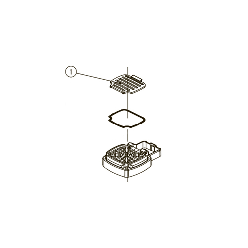 Запчасть №1 для Hybest GSR40A. Крышка фильтра
