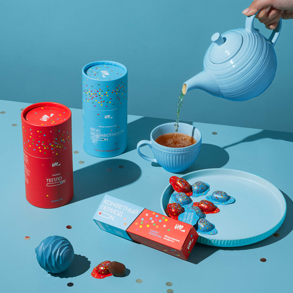 Чай ройбуш в тубусе «Тепло ON» 100гр