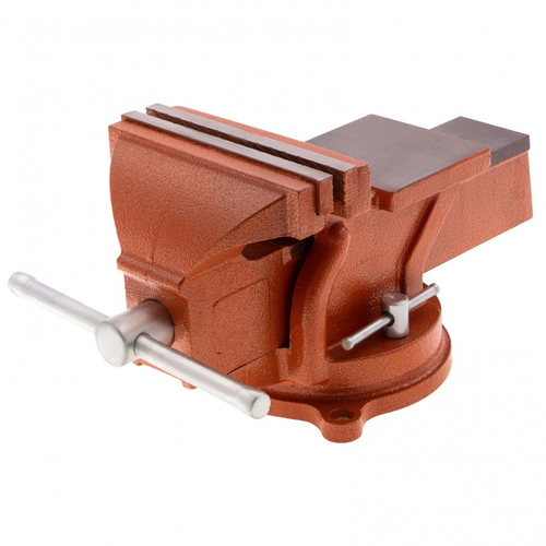 186275 Тиски слесарные, 150 мм, поворотные, с наковальней