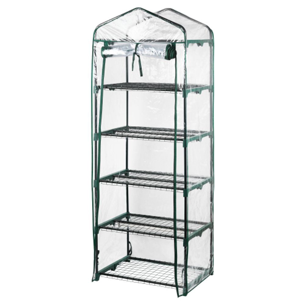 Чехол для теплиц GREEN APPLE GA-House-4-PVC cover на молнии 1250х690х300 мм