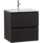 Тумба с раковиной BelBagno UNO-MINI 50 темно-серая матовая