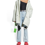 Balenciaga Cash Smoothing Cow Leather With Sheepskin Card Holder Card Holder Women"s Green