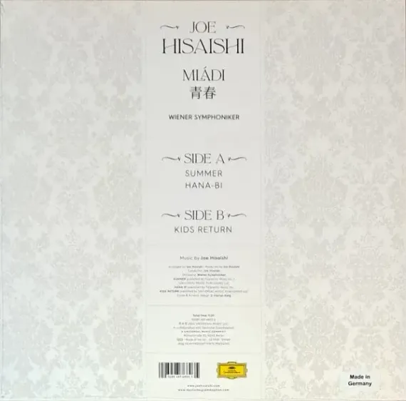 Joe Hisaishi – Mladi - Blue & Black LP