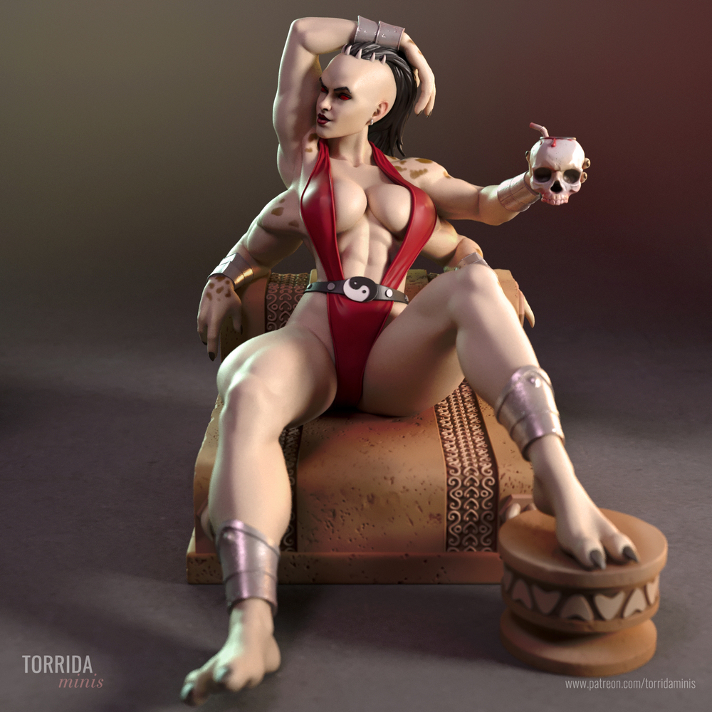 Фигурка Шива Мортал комбат Sheeva Mortal Kombat mk nsfw