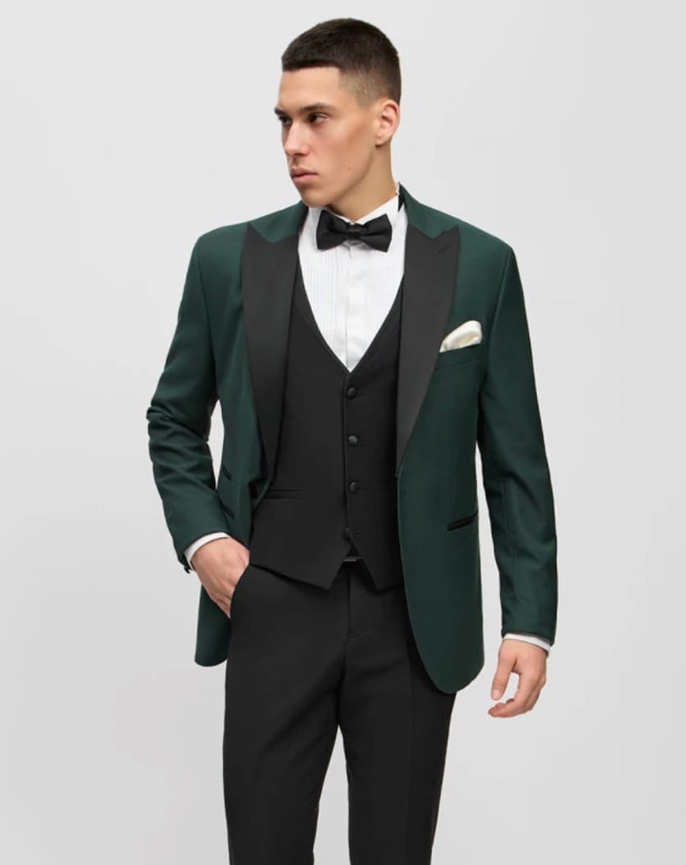 Мужской смокинг (зеленый) Б63