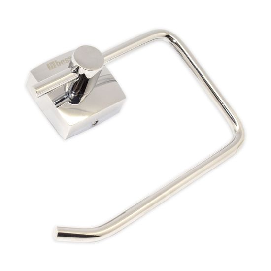 Бумагодержатель универсальный 13.5х4.5х10.5 см из нержавеющей хромированной стали Besser