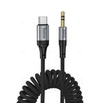 Аудио кабель AUX для Type-C Hoco UPA33B (black)