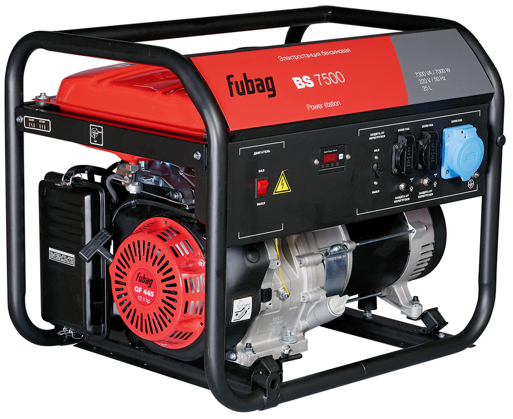 Бензиновый генератор Fubag BS 7500 — Фото №1 