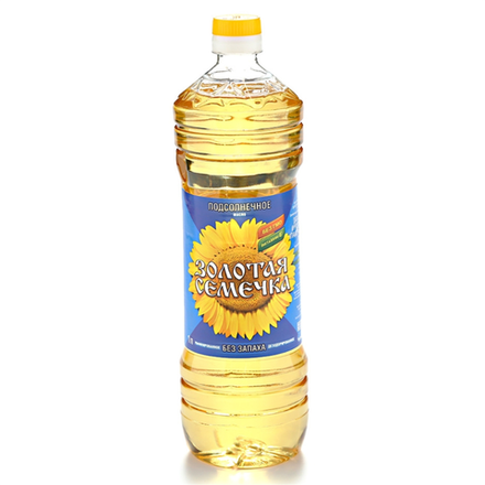Подсолнечное масло Золотая Семечка 1 л