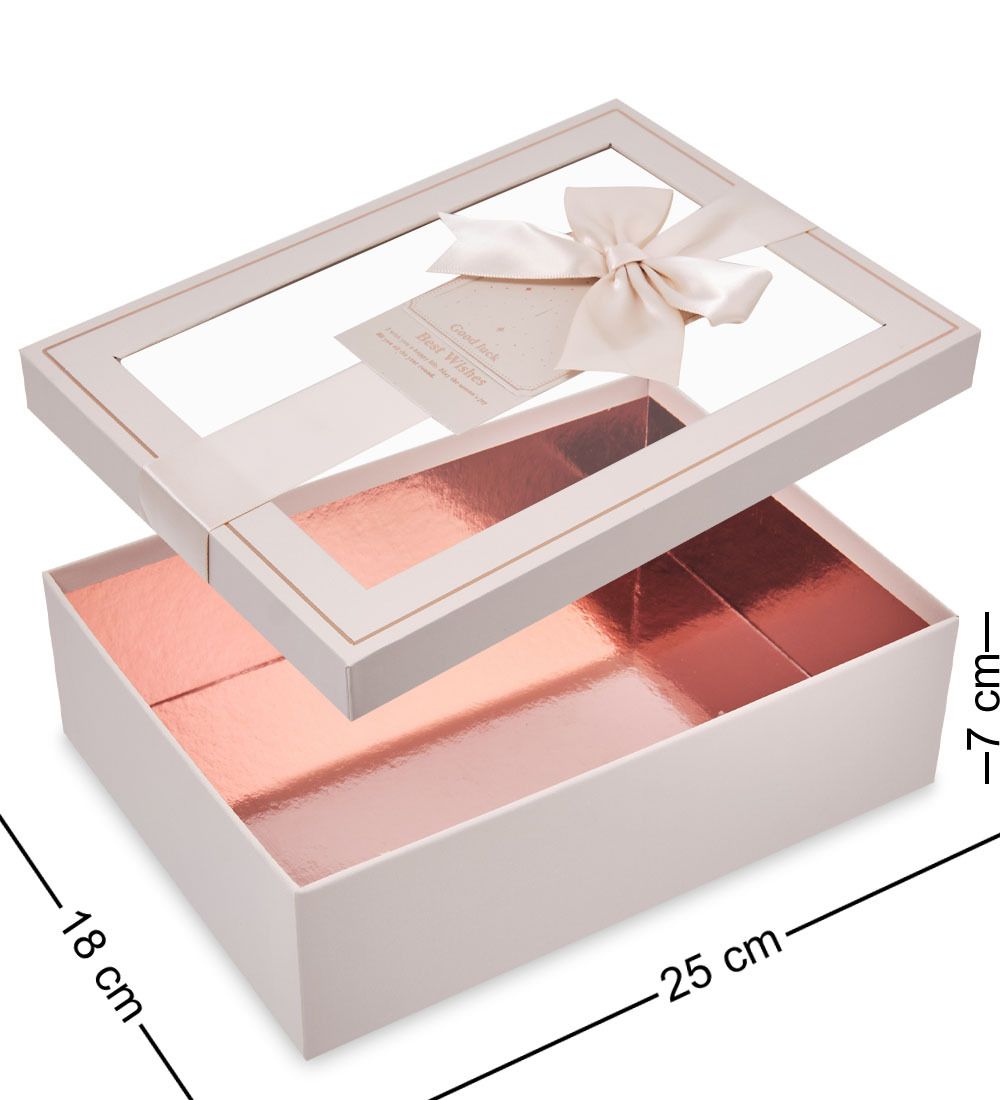 WF-172-A Набор коробок из 3 шт, пудровый