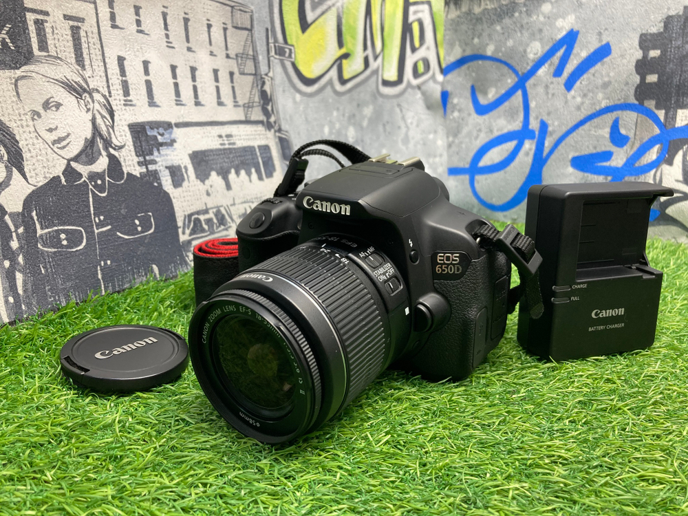Canon EOS 650D kit 18-55mm IS II 2.300 кадров