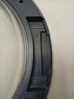 VMUF501B кт19 Люк стиральной машины Hotpoint-Ariston (узкое стекло) C00299562 б/у