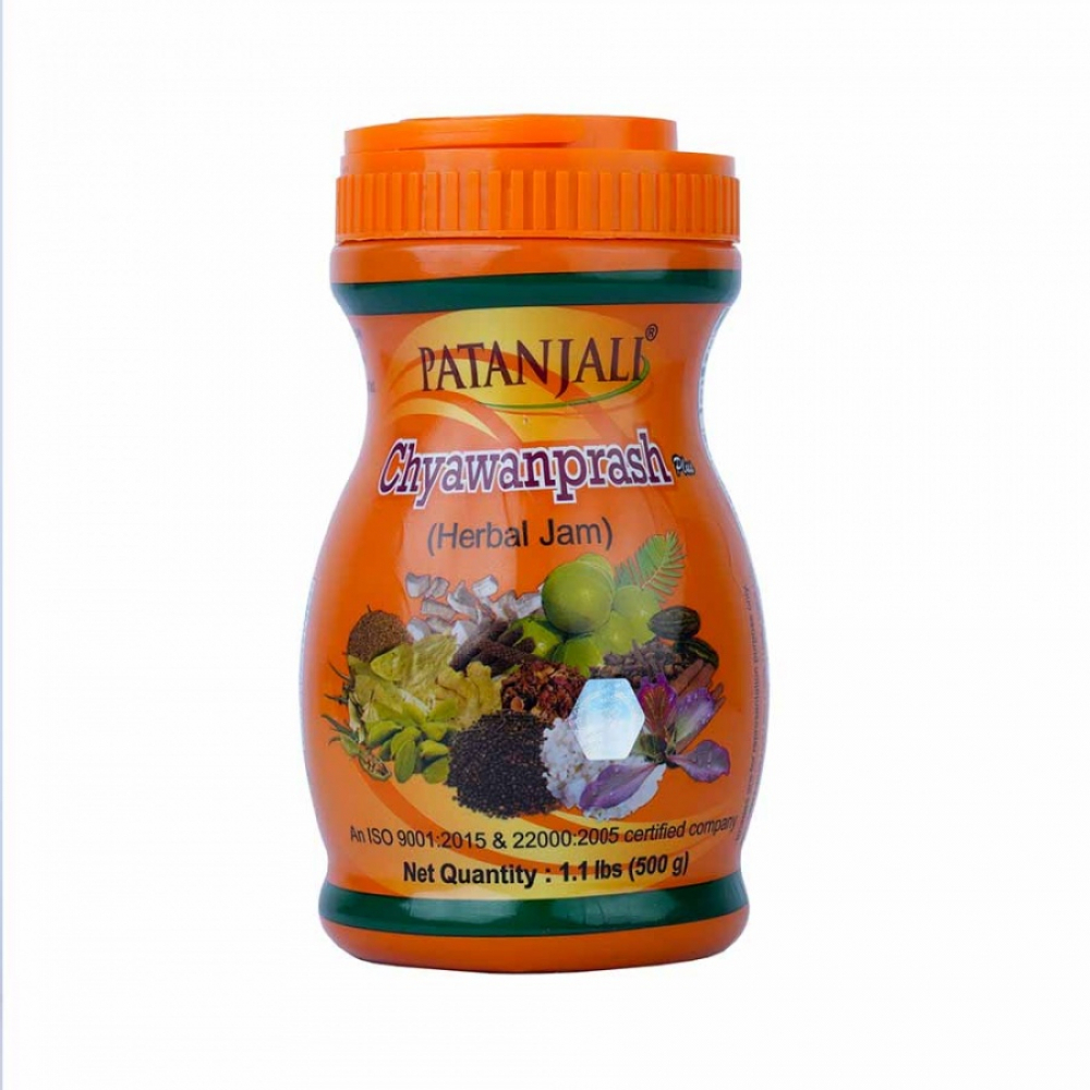 PATANJALI Chyawanprash Plus Herbal Jam Чаванпраш 500г