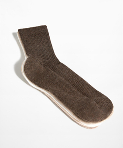 Oysho 5 пар хлопковых классических носков, песочный