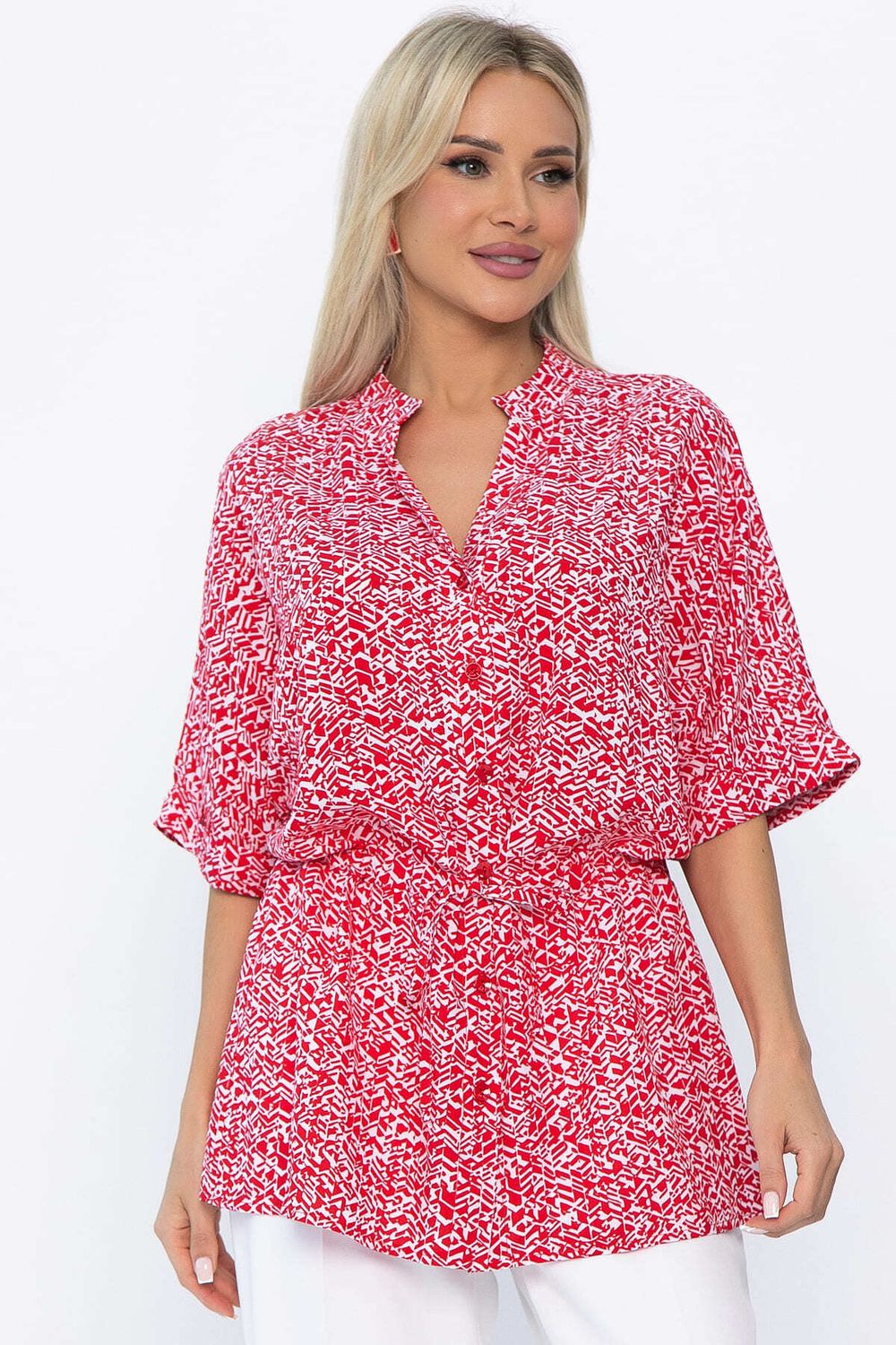 Блуза Мариша (красная) Б13919-30М LT Collection
