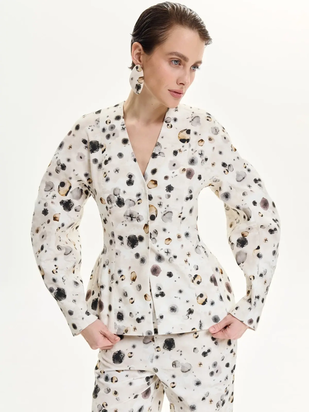 Жакет DEW PATTERN, разноцветный