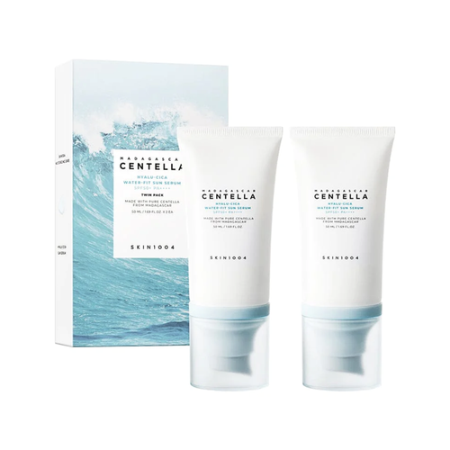 SKIN1004 - Madagascar Hyalu-CICA Water-Fit Sun Serum SPF50 (2 PACK) 50+50ml
