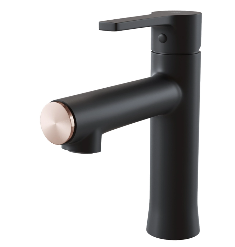 Смеситель для умывальника 35k MIXLINE ML23-04 "Round Black"