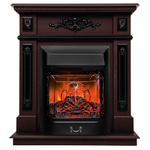 Каминокомплект Real Flame Lilian DN с очагом Majestic Lux Black (без пульта)