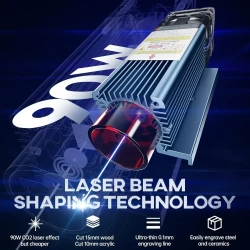 SCULPFUN S9 Лазерный гравер, 90 Вт эффект, высокоточный ЧПУ лазерный гравировальный станок для резки