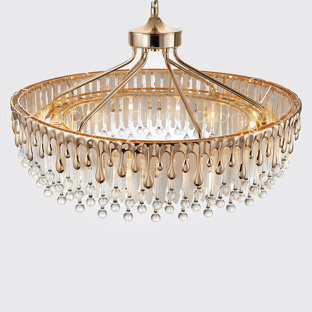 Люстра Cloyd CAPULETTI C12 / Ø80 см - золото (арт.11269)