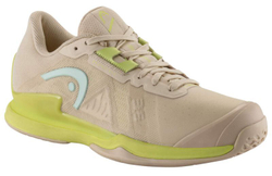 Женские теннисные кроссовки Head Sprint Pro 3.5 - macadamia/lime