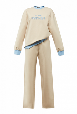 Спортивный костюм бежевый 21-04-20FW