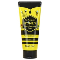 Пенка глубокого очищения с экстрактом меда FarmStay Refreshing Honey Deep Cleansing Foam 180мл