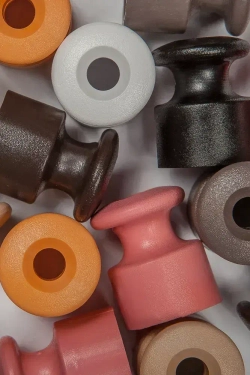 Изолятор T-RETRO для монтажа витого провода,цвет слоновая кость (классическая серия), 100 штук