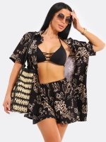 Комплект хлопок рубашка с шортами